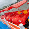 4 Person Water Pedal Boat Made of PE Plastic for Rental Business and Outdoor Water Recreation