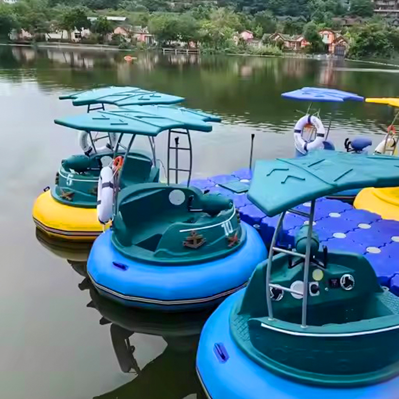Cartoon Pirate Bumper Boat with 24V Battery and Joystick Control for Amusement Lakes and Rental Zones