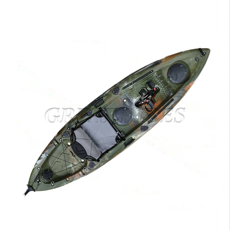 High Quality Pedal Kayak Fishing Canoe Rowing Boat Pedal Fishing Kayak for outdoors