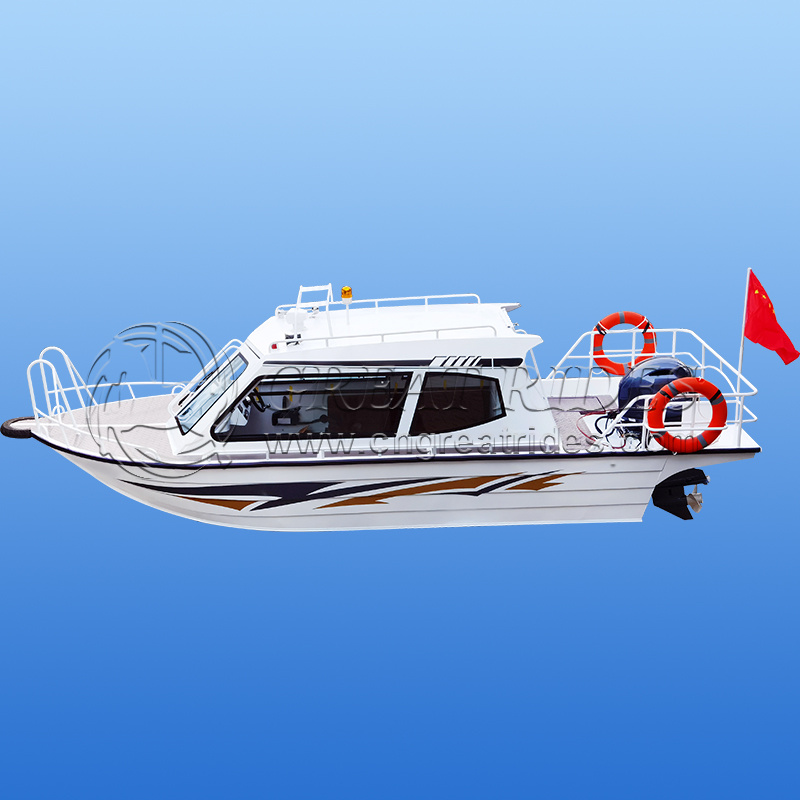 Water Equipment Aluminium High Speed Fishing Boat 19.7ft Outboard luxury Yachts With Cuddy Cabin 