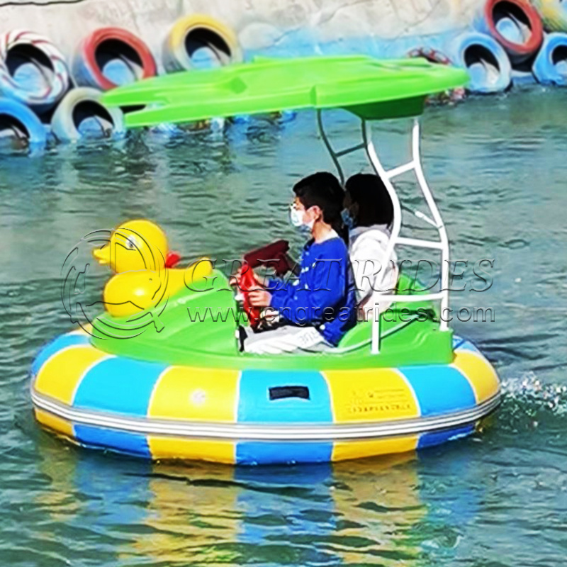 Motorized Adults Inflatable Electric Bumper Boat Floating Kiddie Water Dodgem 