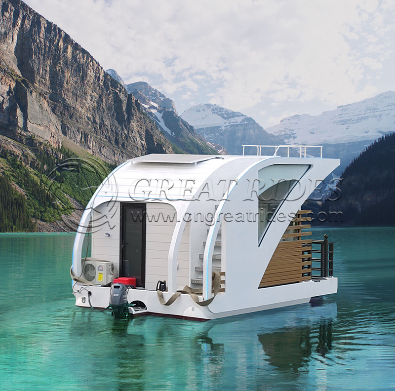Best Selling Prefabricated Movable House High-quality Aluminium Alloy Structure Houseboat Villa