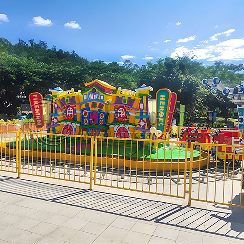 Professional Train Rides Manufacturer Outdoor Playground Kids and Adult Amusement Park Rides Electric Rail Track Train For Sale