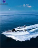Professional China Boat Manufacturer 53ft Luxury Fiberglass Flybridge Deck Yacht for Sale