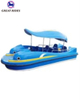 Popular Good Water Park Equipment 4.6m 6 Seats Fiberglass Electric Drifting Boat Motor Battery Tourist Leisure Boat for Sale