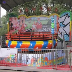 China direct manufacturer trailer mounted amusement games swing rotary disco tagada funfair rides for sale