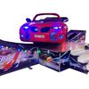 Popular Item Attraction Thrill Rides Rock Flying Car Mini Amusement Park Ride With Trailer Wave Car For Sale