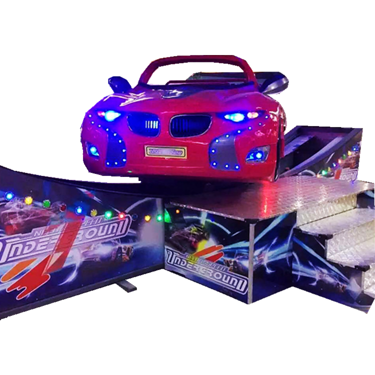 Portable Fairground Rides Family Spinning Sliding Car Space Mini Flying Car Ride On Track