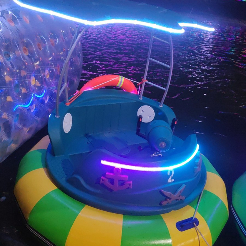 Cartoon Pirate Bumper Boat with 24V Battery and Joystick Control for Amusement Lakes and Rental Zones