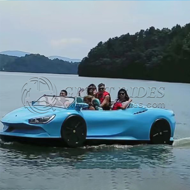 Chinese Manufacturer Water Jet Speed Boat with Car Style Design 4.98m Fiberglass High Performance for Lake Fun