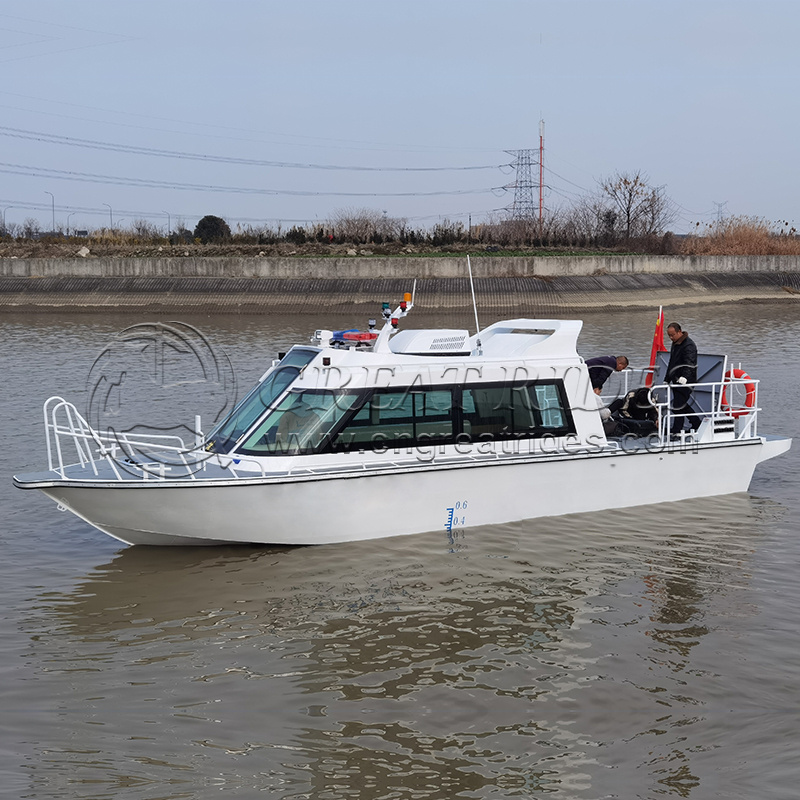 High Speed Patrol Boat Special Official Boat 9.8M/32.2Ft All Welded Aluminum Boat