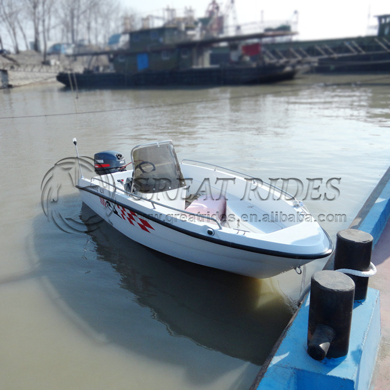 4 Seats Fishing Boat Popular Mini Fiberglass boat 4.2m Yacht 
