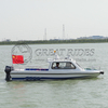 19.4 Feet Half Cabin High Speed Sport Boat Fiberglass Patrol Cruiser Outboard Engine Yachts 