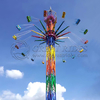 Big promotion adults amusement equipment 32m free fall rotary flying tower rides for sale