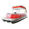 New cheap high quality fishing aluminum pontoon yacht 14FT-30FT leisure boat nice ducking recreational floating boat for family