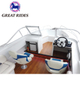 7.3m Aluminium Fly Bridge Big Capacity Fishing Boat Luxury Entertainment Leisure Yachts 