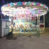 Classic amusement park rides European theme 36 seats double layer carousel merry go round for sale
