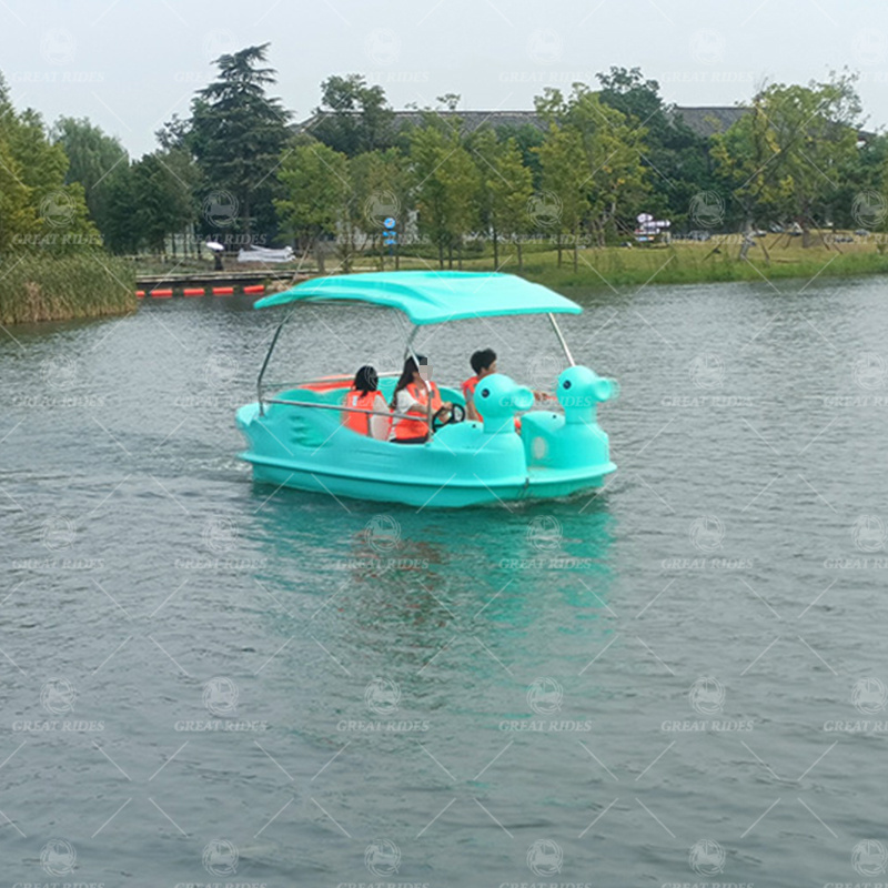 Wholesale Mini 7 Passenger Customized Small Cheaper Water Park Tourist Sightseeing Electric Boat