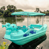 Colorful Bubble Bble Electric Boat with PE Hull for 4-5 Passengers in Resorts and Playgrounds
