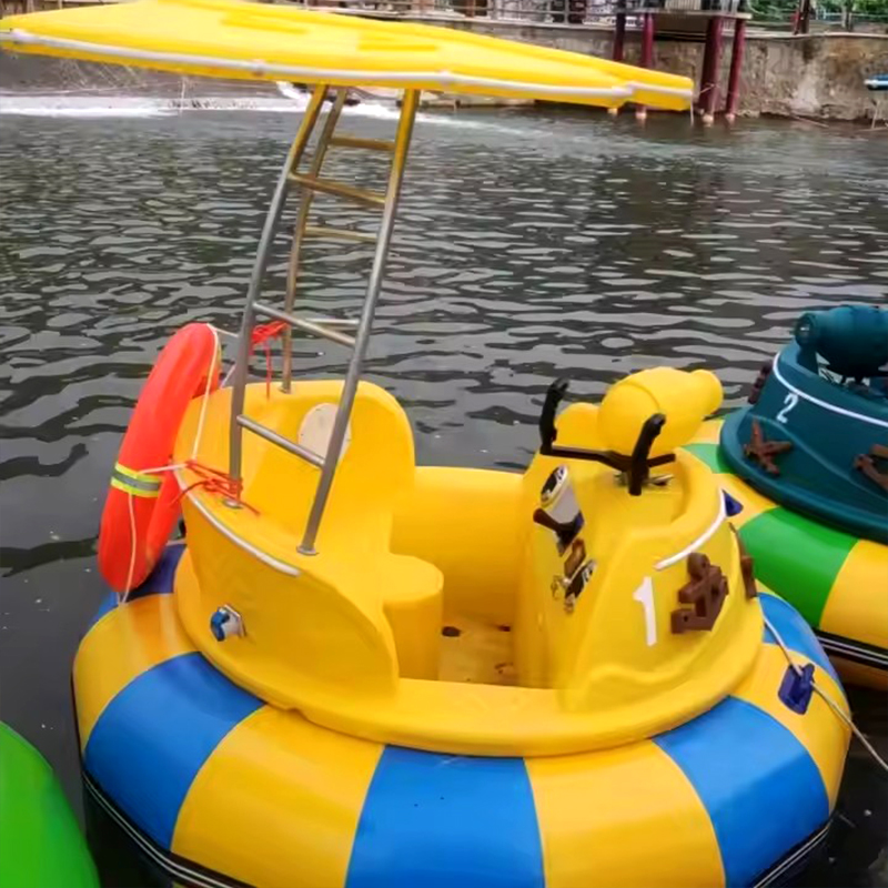 Cartoon Pirate Bumper Boat with 24V Battery and Joystick Control for Amusement Lakes and Rental Zones