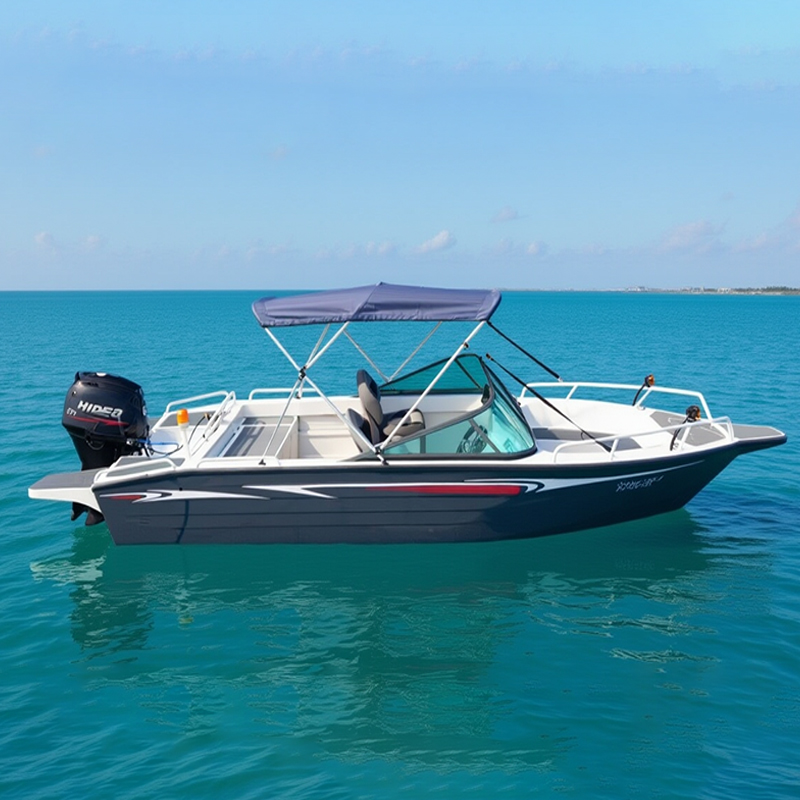 Cheap 16ft Aluminum Speed Sport Deck Yachts 4.8m Racing Fishing Boat For Sale 