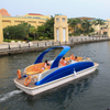 Chinese Reliable Manufacturer Luxury Boats Yacht Fiberglass Electric Catamaran Yacht for Sale