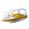 6-8 seats Electric fiberglass boat family leisure party boat for sea