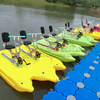New Arrival Outdoor Aquatic Water Park Equipment Riding Bicycle Plastic Water Pedal Boat