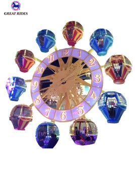 High Quality Amusement Park Rides Children Playground European Clock Mini Ferris Wheel for Sale 