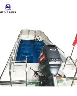 Water Equipment 5.2m Electric Fiberglass Fishing Work Boat Ocean Patrol Ship 