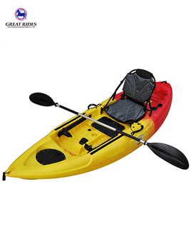 Water play equipment 1 seat plastic PE kayak for sale