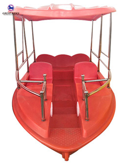 Plastic 5 seats leisure PE electic boat for sale