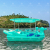 Colorful Bubble Bble Electric Boat with PE Hull for 4-5 Passengers in Resorts and Playgrounds