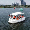 7 Seater Swan Boat PE Plastic Pedal Type for Lake Resort and Commercial Water Entertainment