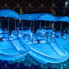 Hot Sale Low Price Popular Design Water Park Mini 5 Seats Electric Boat PE Boat for Sale