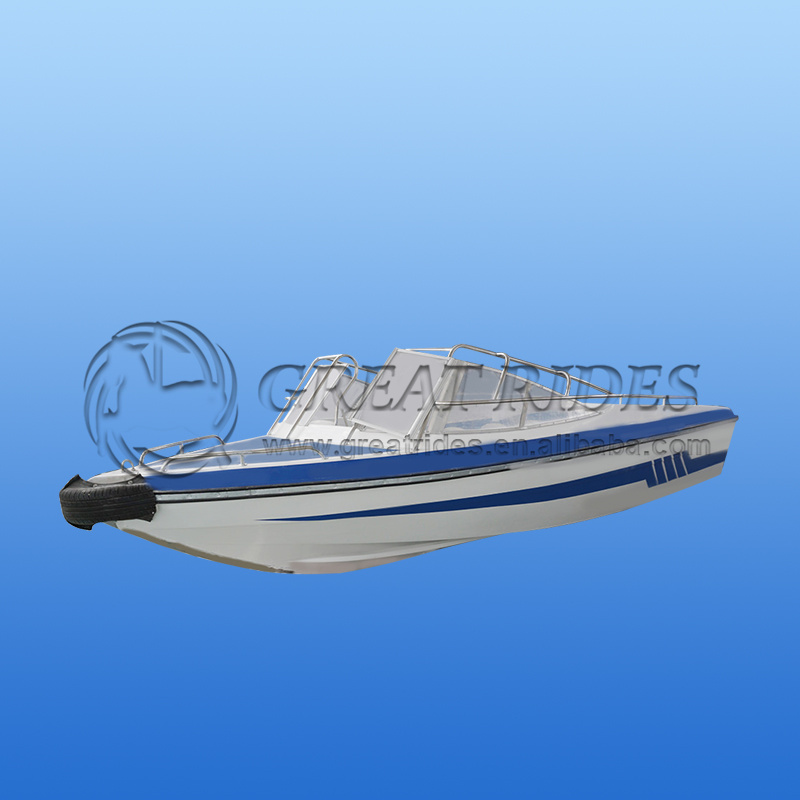 8 People Capacity 21.3ft/6.5m Fiberglass Family Fishing Boat Luxury Leisure Boat 