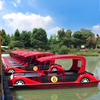 Good rental business water park games 4-5 seats kids electric vintage car boats for lake