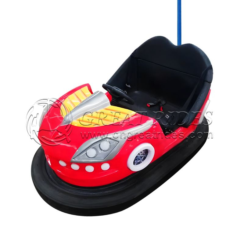Most Fun Children Rotating Ride Ceiling Net Bumper Car 1-2 Persons Attraction Kids Colorful Bumper Car For Sale