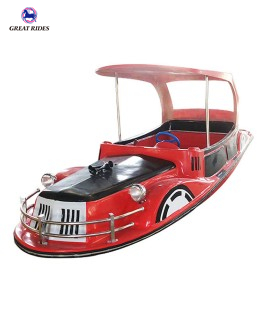 good rental business water park games 4-5 seats kids electric vintage car boats for lake
