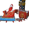 Charming amusement park rides carnival games Christmas theme electric mini train with track