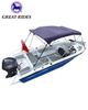 Functionality Aluminium High Speed Sporty Boat Racing Yachts 4.88m Fishing Vessel With Bimini 
