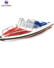 Water Play Equipment 4 Seats Speed Sport Yachts Small Fiberglass Fishing Boat 