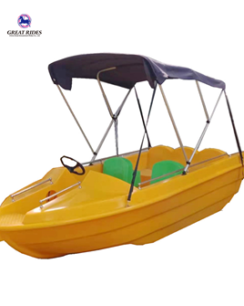 Plastic 5 seats PE leisure electic boat for entertainment