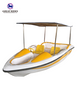 Fiberglass 4-5 seats leisure electric boat for entertainment