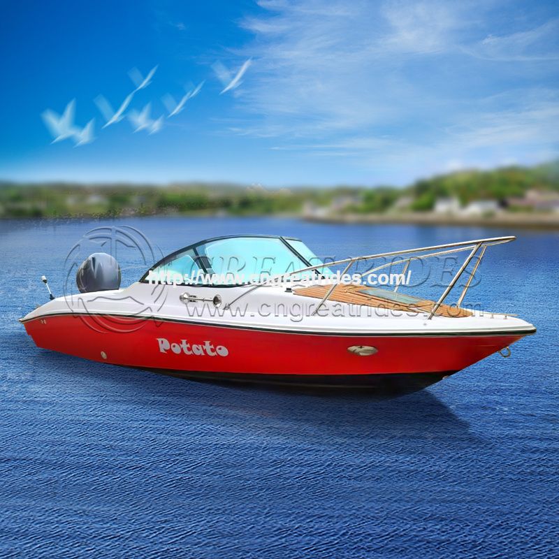 18ft speed yacht 5.5 meter Medium Fiberglass leisure boat for sale