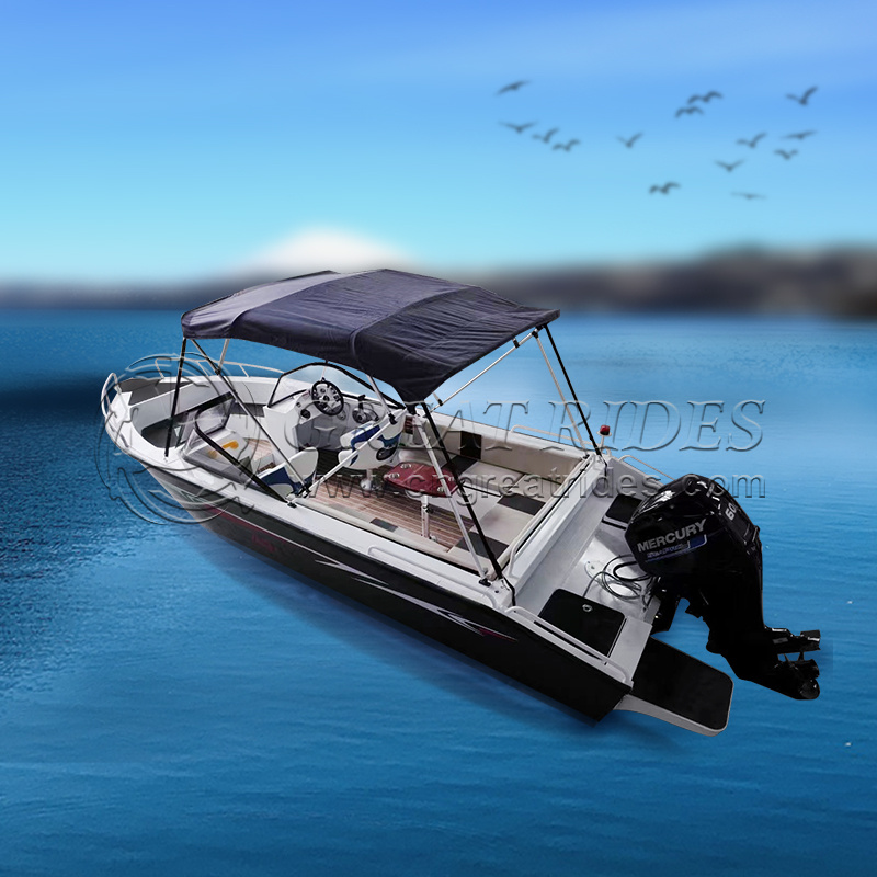 High Quality 580 Racing Sport Fishing Yacht 19ft Luxury Aluminium Alloy Motor Boat for Sale
