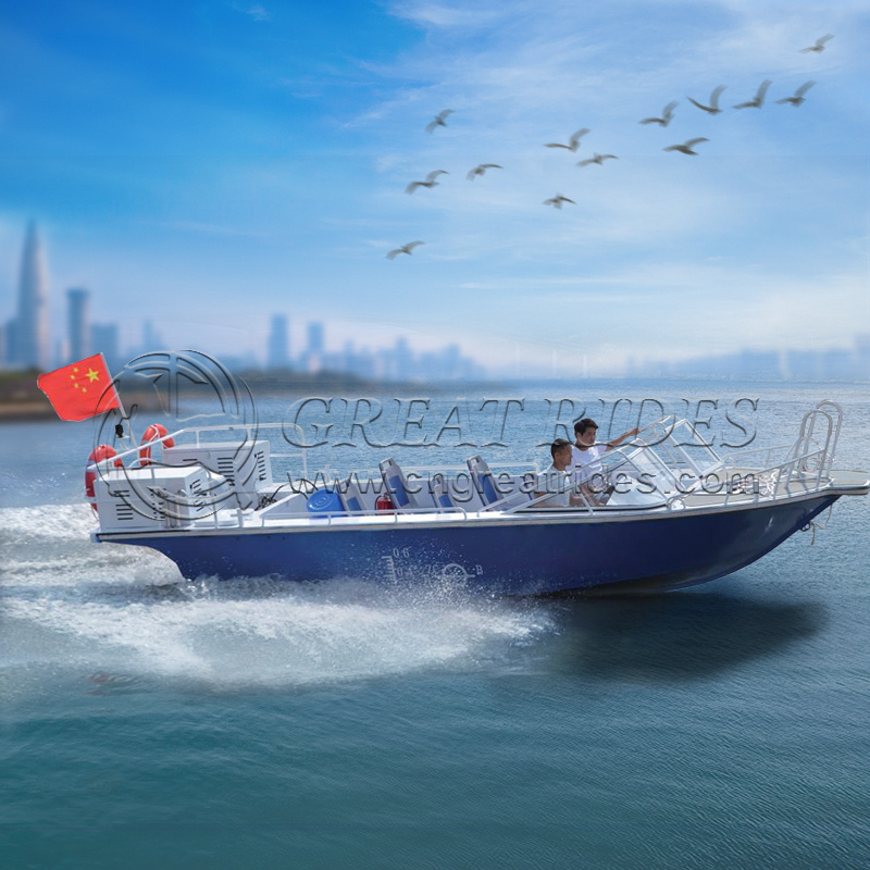 6.5M/21.3Ft Aluminium Fast Boat Intercept And Assault High Speed Patrol Boat Working Boat