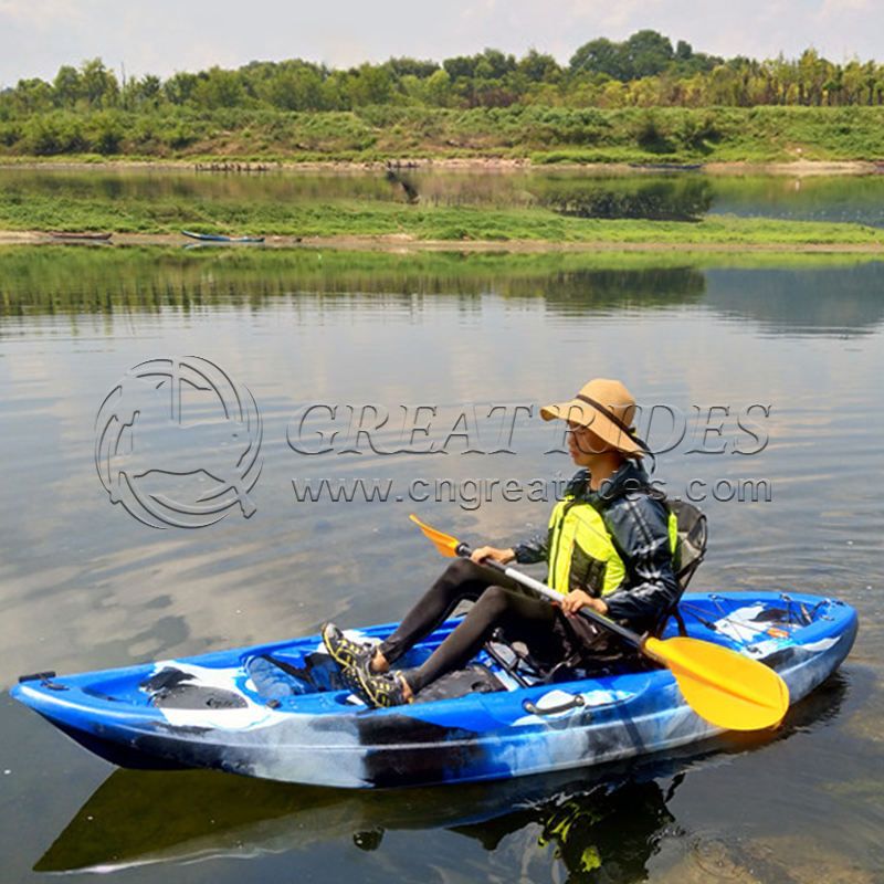 New Listing LLDPE single plastic fishing Boats sit on top High Quality Kayak