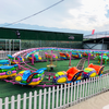 China Manufacturer Amusement Park 16 Seats 3 Spiralshape Loops Roller Coaster Rides 