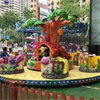 Cheap attraction amusement park rides 24 seats forest theme rotary cup carousel ride for sale